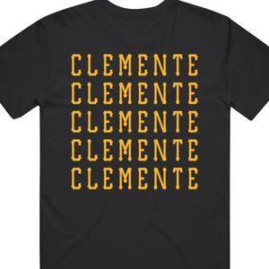 Roberto Clemente T shirt New Retro Pittsburgh Pirates 70s Baseball Puerto Rican